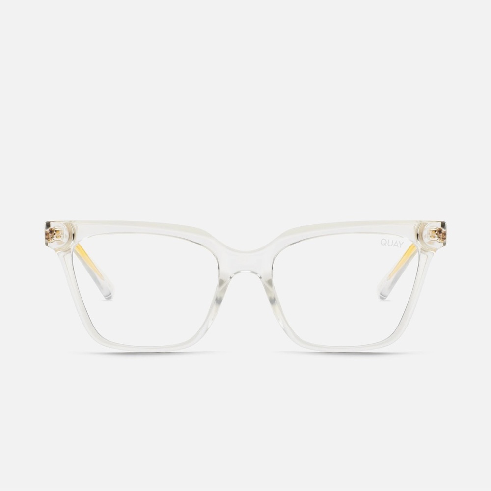 Quay Australia CEO square blue light glasses